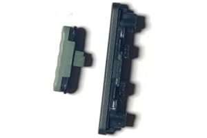 XINJUNKENG Power On Off Button + Volume Button Side Button Replacement Repair Part for Google Pixel 5A Pixel5A (Black)