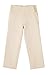 Bienzoe Girl's School Uniforms Stretchy Polyester Adjust Waist Flat Front Pants Khaki 14
