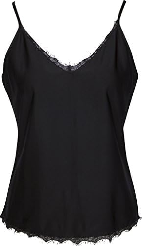 Sexy Women’s Camisoles with Frill Detail and Adjustable Straps – Assorted Colors and Sizes up to XXL