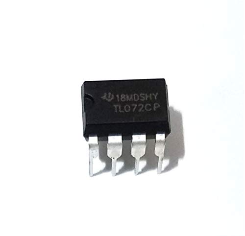 Texas Instruments TL072CP IC Operational Amplifier with Machined Socket (Pack of 1)