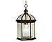 Kichler 9835TZ Barrie Outdoor Pendant 1-Light, Tannery Bronze