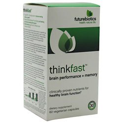 Futurebiotics ThinkFast Brain Performance & Memory -- 60 Vegetarian Capsules Futurebiotics ThinkFast Brain Performance & Memory -- 60 Vegetarian Capsules