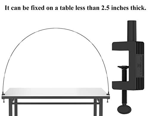 LANGXUN 12ft Black Table Balloon Arch Kit, Balloon Arch Stand Frame For Birthday Party Wedding and Graduation Decorations, Christmas Decort Baby Shower Bachelor Party Supplies