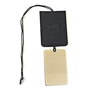 MARKHA Pocket Mirror for Men Women Unbreakable Stainless Steel Portable Mirror (Purse Mirror-(Black))