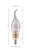LED Candle 4-Watt (40-Watt), Hyperikon Flame Tip Chandelier Bulb, Gold Housing, Candelabra Base (E12), 2300K (Amber Glow, 340°-Beam Angle, Dimmable
