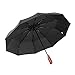 Clear Umbrella, Mirviory Transparent Bubble Dome Umbrella, Lightweight Easy Carrying Suitable For Women And Girls, Wedding Decoration Umbrella (BLACK)