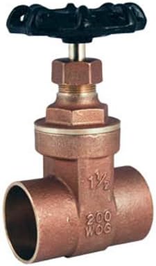 Legend Valve 104-473 Brass Compact Gate Valve, 2.2"x3.3"x2"
