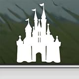 Disney White Sticker Decal Castle Magic Kingdom White Car Window Wall Macbook Notebook Laptop Sticker Decal