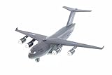 Boeing C-17 Globemaster Pullback Plane, Gray - Daron TM9020 - Diecast Model Military Vehicle