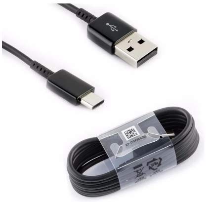FASHIONISTA Adaptive Fast Charger with Type C Data Cable for Samsung S8/S9/S9 Plus/S10/S10 Plus C7 Pro/C9 Pro (Black)