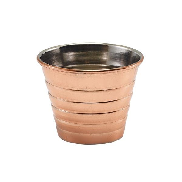 GenWare Copper Plated Ribbed Ramekin 2.5oz / 71ml, RAMSTR2C, Pack of 24
