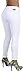 Curvify 764 Womens Butt-Lifting Skinny Jeans | High-Rise Waist, Brazilian Style White 5