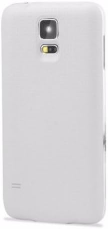 Wireless Charging Battery Cover for Samsung Galaxy S5 with Wireless Charging Pad (White)