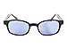 Original X-KD's Biker Blue Lens Black Frames 20% Sunglasses