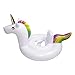 Inflatable Float Swimming Aids Pool Unicorn Swim Ring White Animal Floaties Seat Boat Raft Summer Play Lounger Beach Toys for Baby Kids
