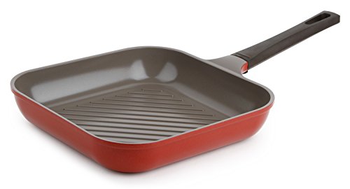 Neoflam 11" ceramic nonstick square grill pan, chi…