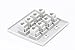 RiteAV 8 Port Flat Dual 2 Gang Ethernet Cat5e RJ45 Network Wall Plate - White