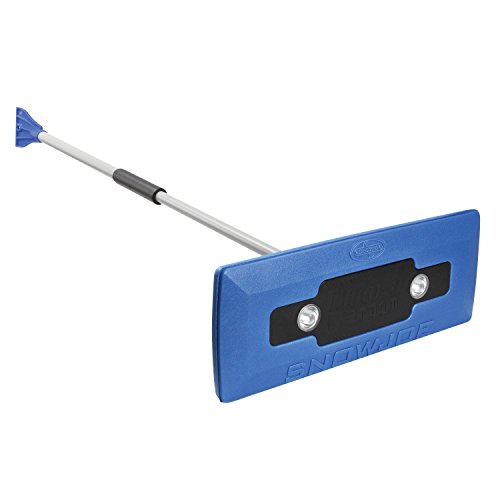 image for Snow Joe SJBLZD-LED-RM Illum-n-LED Lighted 4-in-1 Snow Broom Plus Ice 