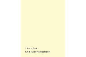 1 Inch Dot Grid Paper Notebook