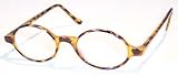 Plastic Tortoise Oval Frame Reading Glasses