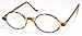 Plastic Tortoise Oval Frame Reading Glasses