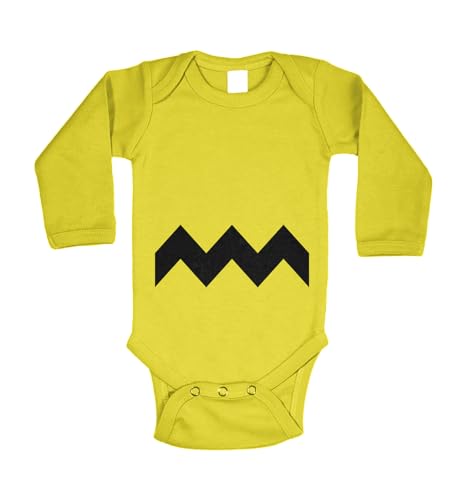 Haase Unlimited Cartoon Squiggly Line - Charlie Funny Bodysuit