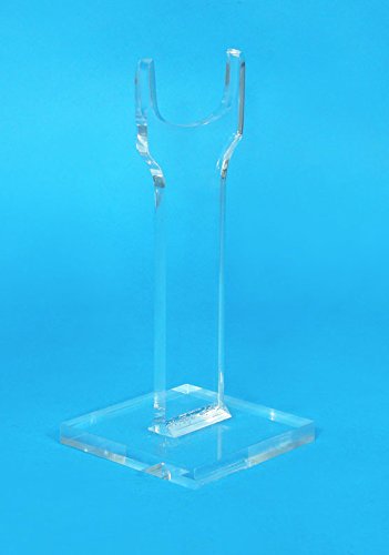 Easels by Amron Rifle, Long Gun Wide Top Display Stand, for Displays and Shows, Clear Acrylic, Sold AS Single Units for Mixing Sizes. (Usually Pick 2) (8 inch) - Thumbnail 6