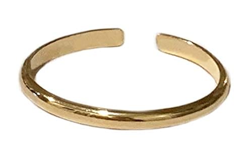 Birsppy Toe Rings Things 1mm Half Round 14k Gold Fill