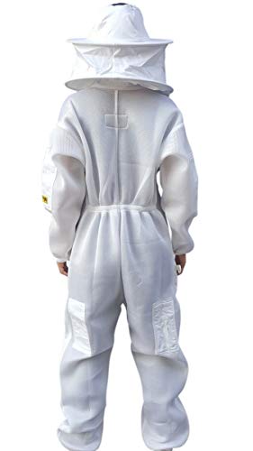 OZ ARMOUR Beekeeping Suit Ventilated Air Mesh with Fencing & Round Brim Hat (8X-Large)