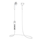 Bluetooth Headphones, Wireless Earphones V4.1 Bluetooth Earbuds Stereo Wireless Earbuds with Mic for iPhone X 8 7 Plus Samsung Galaxy S7 S8 S9 and Android Phones (Sports Sweatproof, In-line Control）