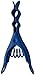 Extreme Clothespins | Mediterranean Blue Color | Solid 304 Stainless Steel -20 Pack | Heavy Duty | Anti-Rust | Clothes Pin | Chip Clips | Lifetime Product | No Plastic Pieces | Made in Italy