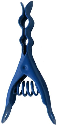 Extreme Colour Clothespins - Stainless Steel - Mediterranean Blue - 20 Pack