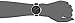 Geneva Women's GV/1013BKBK Silver-Tone and Black Strap Watch