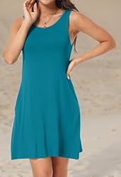 HAOMEILI Women's Sleeveless Casual Swing T-Shirt