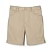 French Toast Girls' Big Pull-On Short (Standard & Plus), Khaki, 16