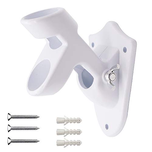 HOOSUN Flag Pole Holders Wall Mounting Bracket 2Position House Flag