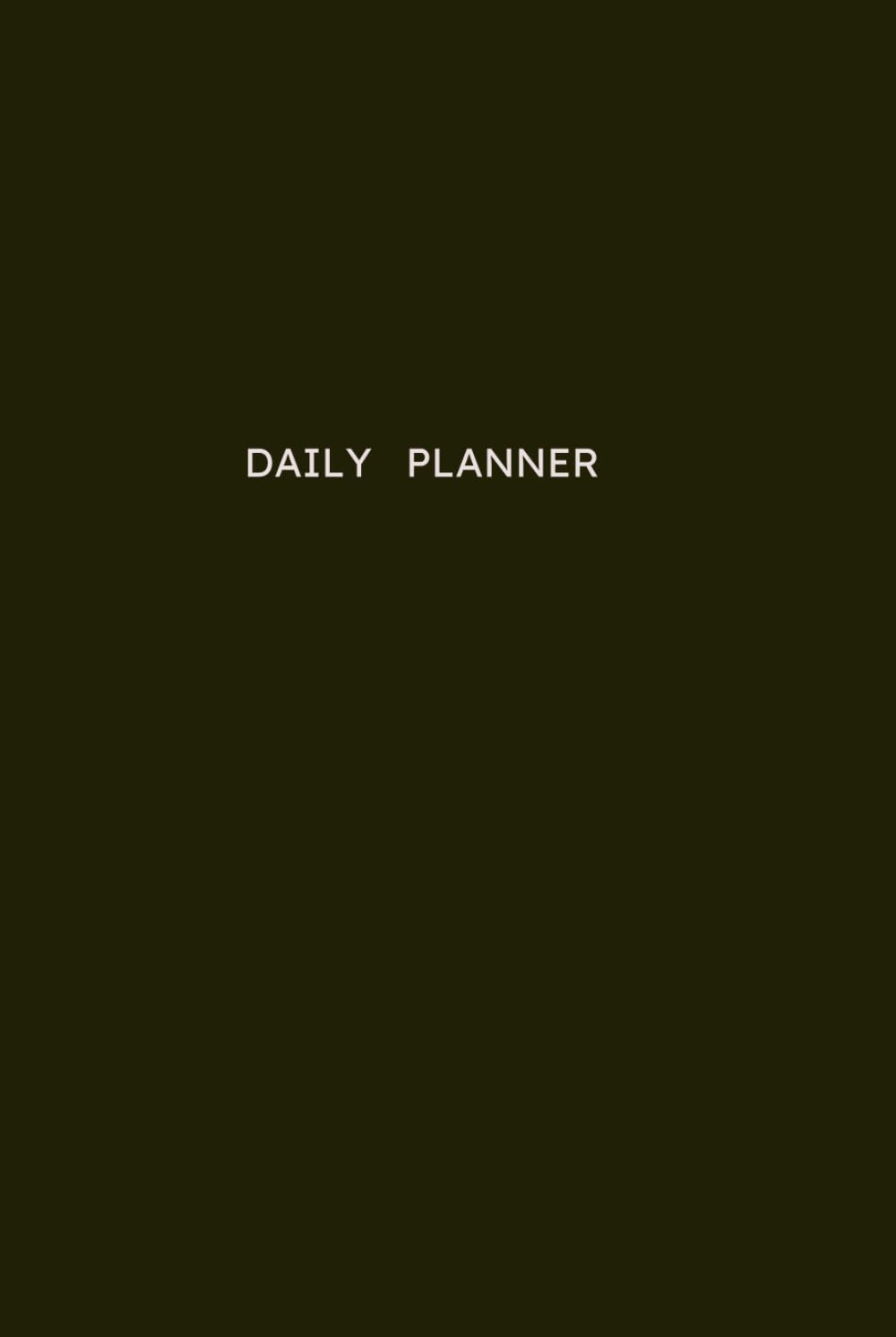 Sleek 6 months Monthly and Daily planner, undated with goal setting, to do list with weekly and daily schedule