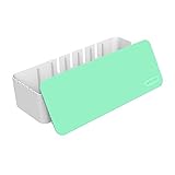 Plastic Box Organizer For Power Strip Surge Protector Wire Arranging Ties Cord Organizer Clips 15.345.473.54 Inches - Green