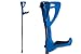 ErgoTech Lightweight Forearm Crutches By FDI (Size: 4'4-6'7) 1 Pair/2 Crutches Blue