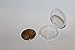 100 0.05 oz Small Clear Plastic Sample/Tester Containers - Can Be Used for Makeup, Jewelry and Much More!