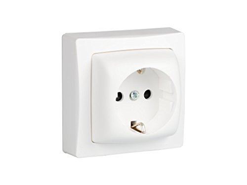 legrand 097380 Base di presa Montaggio su superficie, 3680 W, Bianco