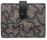 Cartera Negra, para Mujer, Medidas 11 x 12 x 3,7 cm, Colección Kaos Icon