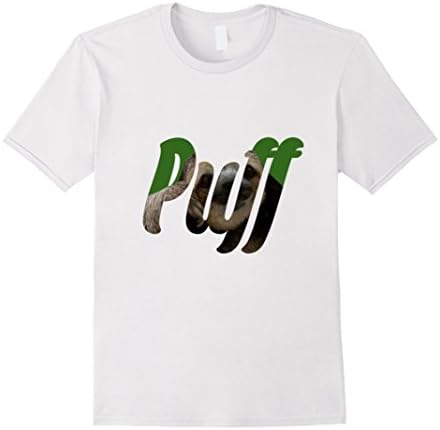 Men's Puff Brand Chill Sloth Puff Puff Pass T Shirt Small White