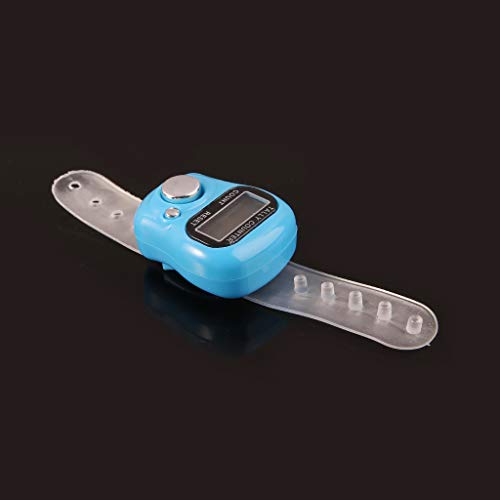 Ningyi683 Mini Stitch Marker And Row Finger Counter LCD Electronic Digital Tally Counter For Sewing Knitting Weave Tool Finger Counter Random Color - Thumbnail 3