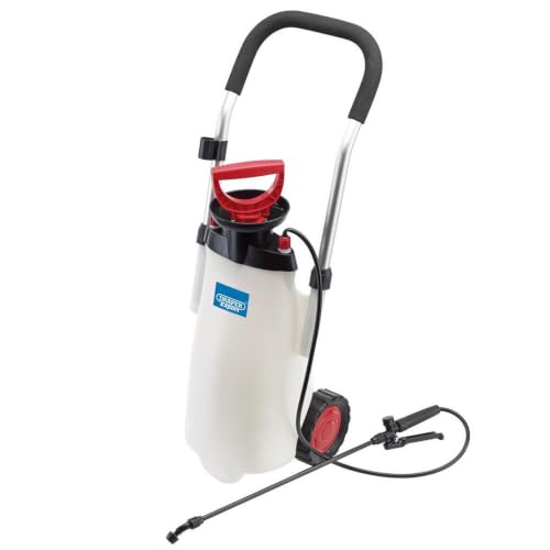 Draper Trolley Pressure Sprayer 15L | EPDM Pump Garden Sprayer | Weed Killer Sprayer Pump | Pesticides, Insecticides, Fungicides | 82583