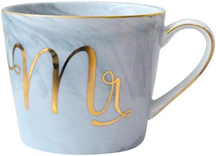 Amazon Co Jp Ybk Tech コーヒーマグカップ ボーンチャイナ 北欧風 オシャレ 恋人のために カップルカップ 大理石の模様 グレー ホーム キッチン