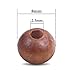 BronaGrand 200pcs 8mm Wood Round Bead Natural Wood Spacer Beads Wooden Beads for Jewelry Making DIY