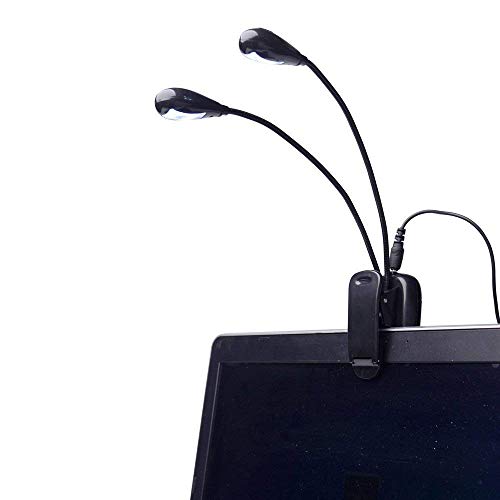 Quik-Lok Heavy Duty Professional Multi-Purpose DJ Tripod Stand - Laptop Stand, Projector Stand, Mixer Stand and other Audio Equipment with Music Clip Light w/USB Cable - Thumbnail 4
