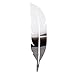 SOLEDI Wall Stickers DIY 3D Feather Mirror Wall Vinyl Decal Sticker Art Home Mural Decor(Large)