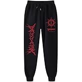 CROWN Anime Sweatpants Jogging Suit for Men Women - Printed Graphic Sweat Jogger Pants Gym Running Track Suits Sportswear